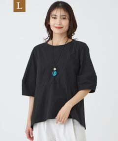 TRANS WORK (大きいサイズ) / トランスワーク (オオキイサイズ) その他トップス | 【L】【防汚性・UV・接触冷感・ウォッシャブル】ダントツオチール?ブラウス
