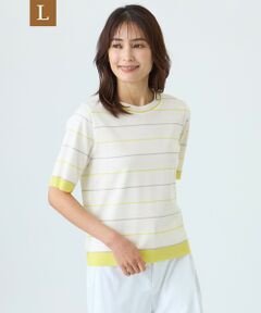 TRANS WORK (大きいサイズ) / トランスワーク (オオキイサイズ) その他トップス | 【L】【ウォッシャブル】セーターマシンカットソー