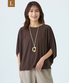 TRANS WORK (大きいサイズ) / トランスワーク (オオキイサイズ) その他トップス | 【L】【ウォッシャブル・吸水速乾・接触冷感・防しわ(着用じわ）】GARUDA TWISTY COMPACTカットソー