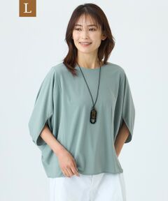 TRANS WORK (大きいサイズ) / トランスワーク (オオキイサイズ) その他トップス | 【L】【ウォッシャブル・吸水速乾・接触冷感・防しわ(着用じわ）】GARUDA TWISTY COMPACTカットソー