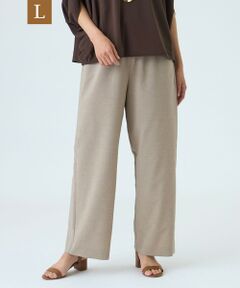 TRANS WORK (大きいサイズ) / トランスワーク (オオキイサイズ) その他パンツ | 【L】【ウォッシャブル】強撚スラブパンツ