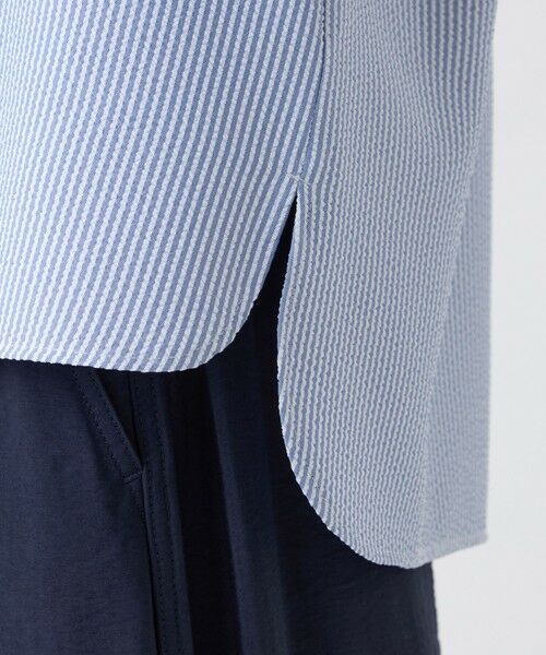 TRANS WORK (大きいサイズ) / トランスワーク (オオキイサイズ) その他トップス | 【L】【ウォッシャブル】サッカーブラウス | 詳細6