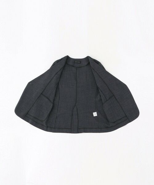TRANS WORK (大きいサイズ) / トランスワーク (オオキイサイズ) テーラードジャケット | 【L】【吸水速乾・防しわ(着用じわ)・ウォッシャブル】ドライタッチキャンバスジャケット | 詳細11