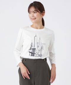 TRANS WORK (大きいサイズ) / トランスワーク (オオキイサイズ) その他トップス | 【L】【ウォッシャブル】トランスワーク40周年イラストレーターコラボTシャツ