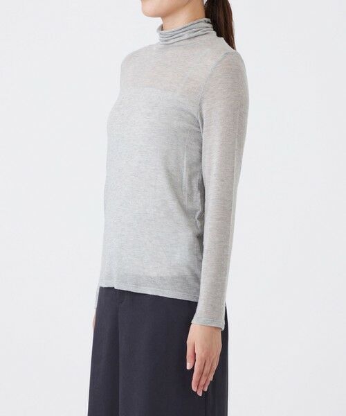 TRANS WORK (大きいサイズ) / トランスワーク (オオキイサイズ) その他トップス | 【L】【ウォッシャブル】シアージャージーカットソー | 詳細3