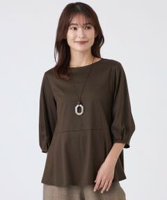 TRANS WORK (大きいサイズ) / トランスワーク (オオキイサイズ) その他トップス | 【L】【ウォッシャブル・接触冷感】60/1コットンスムースカットソー