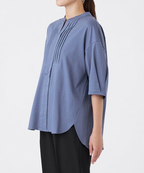 TRANS WORK (大きいサイズ) / トランスワーク (オオキイサイズ) その他トップス | 【L】【ウォッシャブル】60/-コットンスムースカットソー | 詳細4