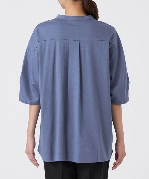 TRANS WORK (大きいサイズ) / トランスワーク (オオキイサイズ) その他トップス | 【L】【ウォッシャブル】60/-コットンスムースカットソー | 詳細5