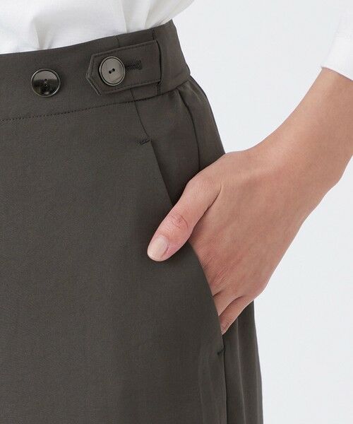 TRANS WORK (大きいサイズ) / トランスワーク (オオキイサイズ) その他パンツ | 【L】【接触冷感・紫外線遮蔽率97%以上・ウォッシャブル】リサイクルダルサテンパンツ | 詳細8