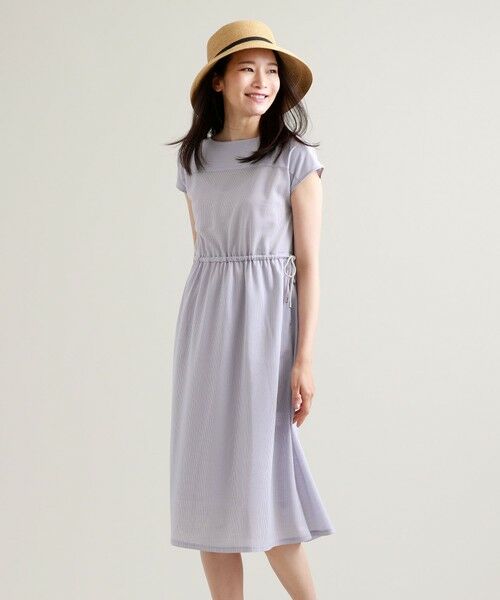 セール 抗菌消臭 ウォッシャブル ストライプワンピース ロング マキシ丈ワンピース Trans Work トランスワーク ファッション通販 タカシマヤファッションスクエア