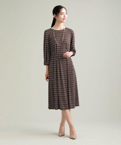 セール Uv対策 吸水速乾 接触冷感 ウォッシャブル エアファインクラシカルワンピース ロング マキシ丈ワンピース Trans Work トランスワーク ファッション通販 タカシマヤファッションスクエア