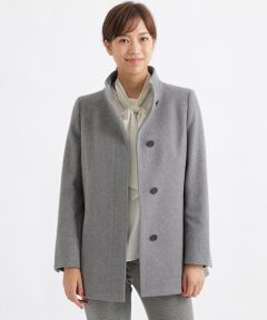 TRANS WORK / トランスワーク その他アウター | ショートビーバースタンドカラーコート