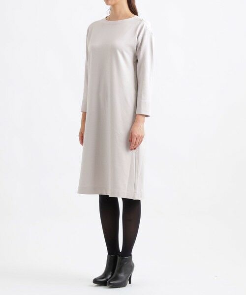 TRANS WORK / トランスワーク ロング・マキシ丈ワンピース | 【ウォッシャブル】ストレッチポンチワンピース | 詳細4