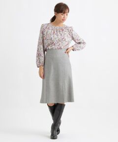 TRANS WORK / トランスワーク シャツ・ブラウス | 【ウォッシャブル】オータムフラワープリントブラウス