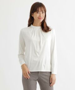 TRANS WORK / トランスワーク カットソー | 【ウォッシャブル】レーヨンシルクスムースカットソー