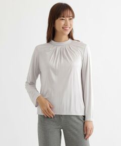 TRANS WORK / トランスワーク カットソー | 【ウォッシャブル】レーヨンシルクスムースカットソー