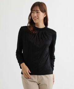 TRANS WORK / トランスワーク カットソー | 【ウォッシャブル】レーヨンシルクスムースカットソー