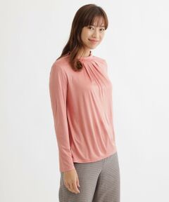 TRANS WORK / トランスワーク カットソー | 【ウォッシャブル】レーヨンシルクスムースカットソー