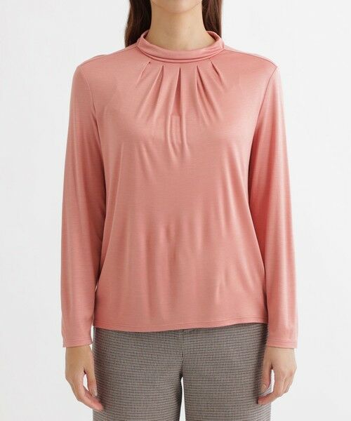 TRANS WORK / トランスワーク カットソー | 【ウォッシャブル】レーヨンシルクスムースカットソー | 詳細5