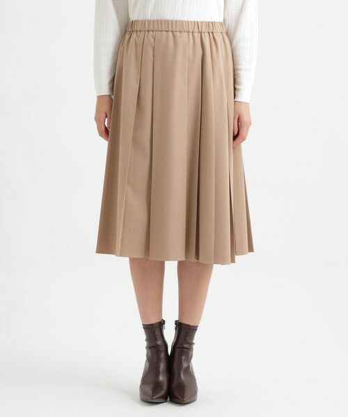 TRANS WORK / トランスワーク ロング・マキシ丈スカート | 【ウォッシャブル】デルピエサキソニーストレッチスカート | 詳細3