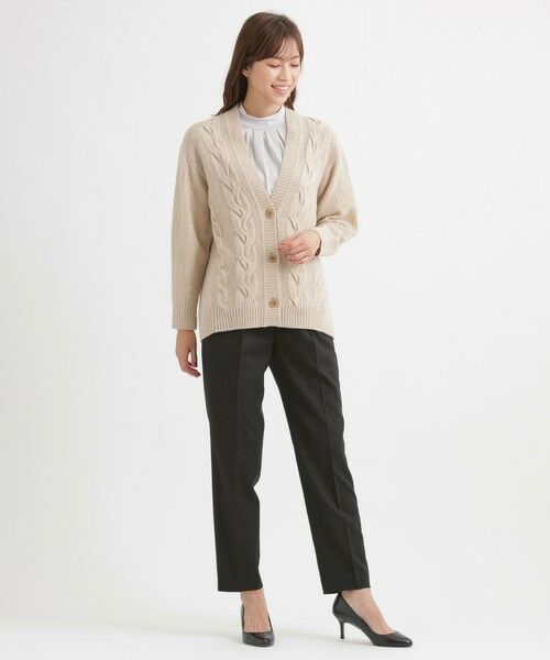 TRANS WORK / トランスワーク ニット・セーター | ミックスソフトウールローゲージニットカーディガン | 詳細2