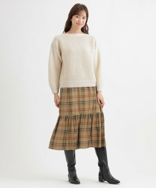 TRANS WORK / トランスワーク ニット・セーター | ストレッチブークレプルオーバーニット | 詳細2