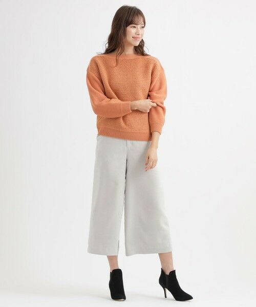 TRANS WORK / トランスワーク ニット・セーター | ストレッチブークレプルオーバーニット | 詳細3