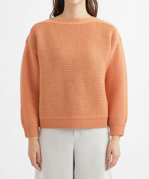 TRANS WORK / トランスワーク ニット・セーター | ストレッチブークレプルオーバーニット | 詳細4