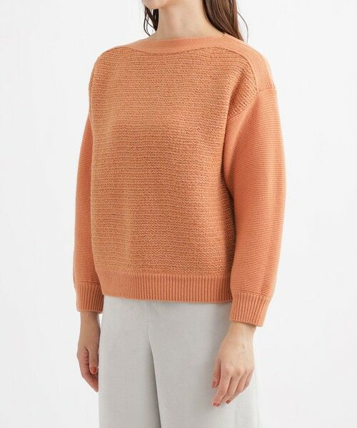 TRANS WORK / トランスワーク ニット・セーター | ストレッチブークレプルオーバーニット | 詳細5