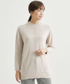 TRANS WORK / トランスワーク ニット・セーター | コースゲージモックネックニット