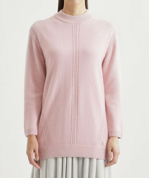 TRANS WORK / トランスワーク ニット・セーター | コースゲージモックネックニット | 詳細4