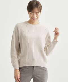 TRANS WORK / トランスワーク ニット・セーター | コースゲージクルーネックニット