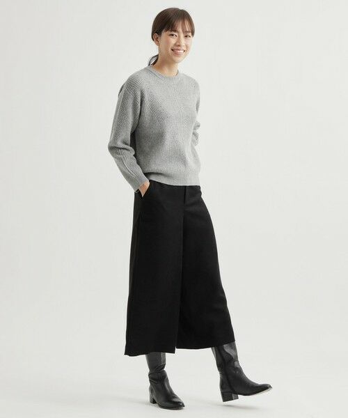 TRANS WORK / トランスワーク ニット・セーター | コースゲージクルーネックニット | 詳細1