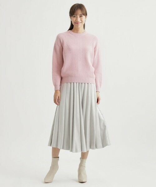 TRANS WORK / トランスワーク ニット・セーター | コースゲージクルーネックニット | 詳細2