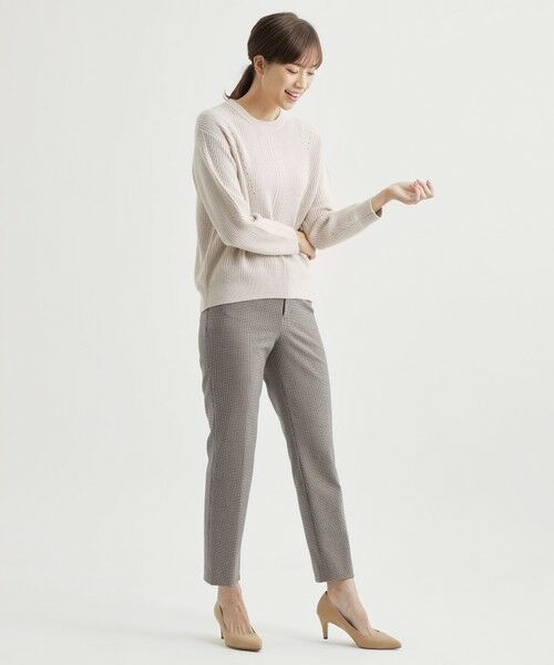 TRANS WORK / トランスワーク ニット・セーター | コースゲージクルーネックニット | 詳細3