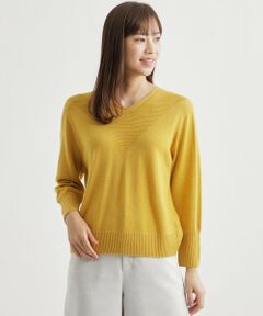 TRANS WORK / トランスワーク ニット・セーター | 【ウォッシャブル】ミックスウールVネックニット