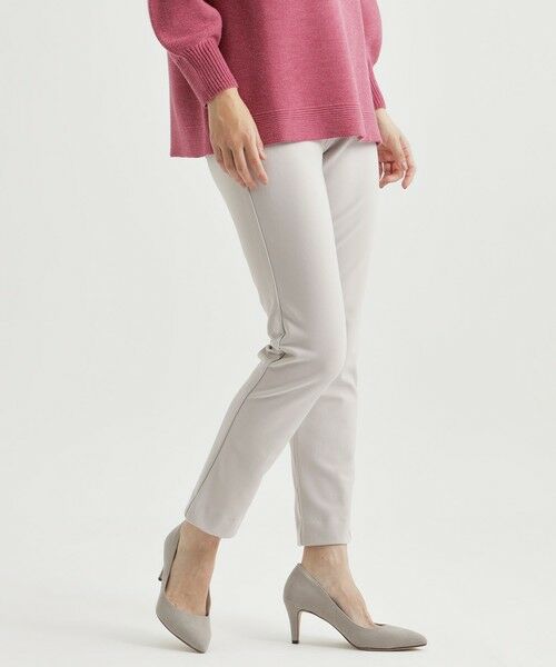 TRANS WORK / トランスワーク その他パンツ | 【ウォッシャブル】【吸湿発熱】ソフトパウダーストレッチパンツ(グレー3)