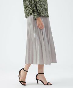 TRANS WORK / トランスワーク ロング・マキシ丈スカート | 【ウォッシャブル】ライトツイルプリーツスカート
