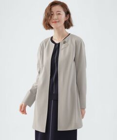 TRANS WORK / トランスワーク ノーカラージャケット | 【美シリーズ】【セットアップ対応】ミラノリブロングジャケット