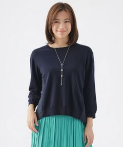 TRANS WORK / トランスワーク ニット・セーター | 【ウォッシャブル】ファインゲージコンビニットプルオーバー