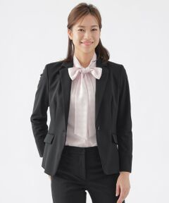 TRANS WORK / トランスワーク ノーカラージャケット | 【美シリーズ】【ウォッシャブル】【セットアップ対応】トリアセスビンモクロディテーラードジャケット