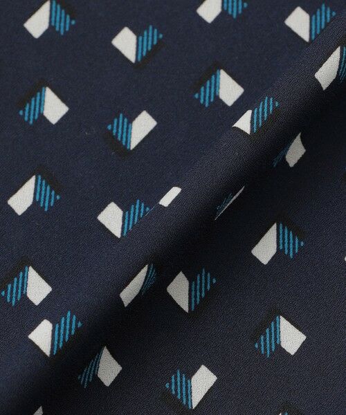 TRANS WORK / トランスワーク ロング・マキシ丈ワンピース | 【ウォッシャブル】スピリットジオメプリントワンピース | 詳細8