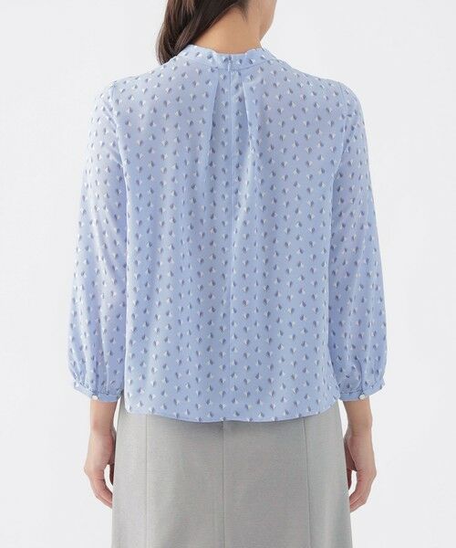 TRANS WORK / トランスワーク シャツ・ブラウス | 【ウォッシャブル】【セットアップ対応】スピリットジオメプリントブラウス | 詳細6