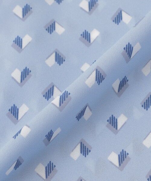 TRANS WORK / トランスワーク シャツ・ブラウス | 【ウォッシャブル】【セットアップ対応】スピリットジオメプリントブラウス | 詳細9