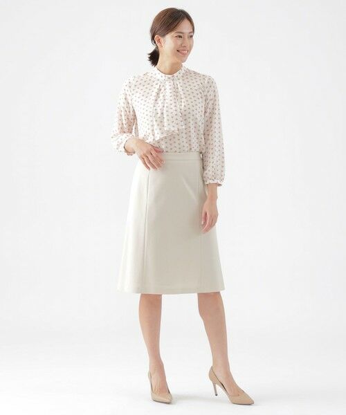 TRANS WORK / トランスワーク シャツ・ブラウス | 【ウォッシャブル】【セットアップ対応】スピリットジオメプリントブラウス | 詳細1