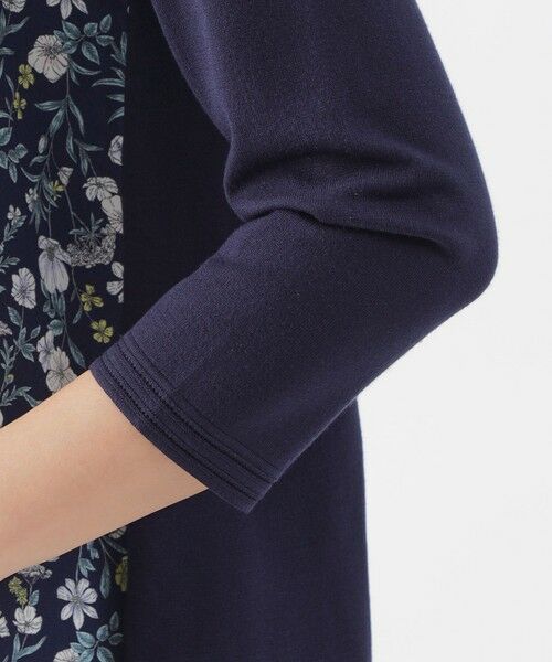 TRANS WORK / トランスワーク ニット・セーター | 【ウォッシャブル】ラインフラワープリントコンビニット | 詳細6