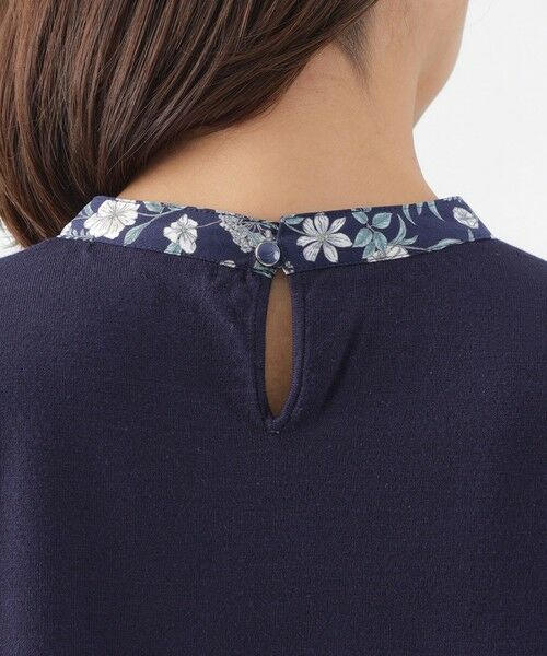 TRANS WORK / トランスワーク ニット・セーター | 【ウォッシャブル】ラインフラワープリントコンビニット | 詳細8