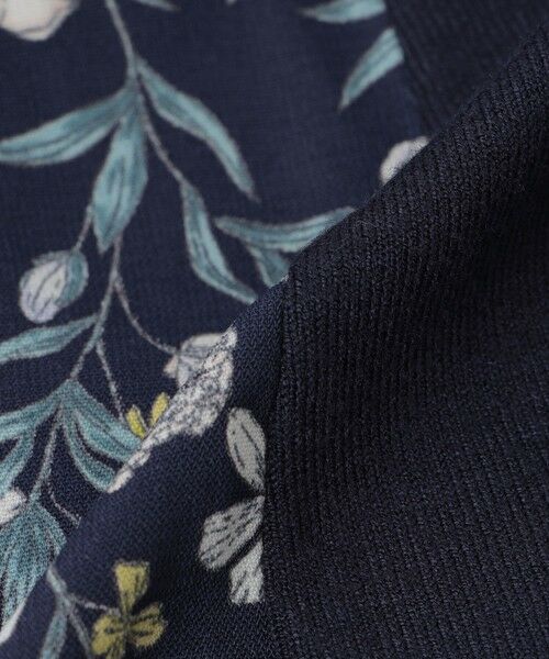 TRANS WORK / トランスワーク ニット・セーター | 【ウォッシャブル】ラインフラワープリントコンビニット | 詳細9