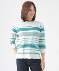 TRANSWORK トランスワーク【中古】ハイゲージニット 38 ネイビー TRANS WORK / トランスワーク （レディース） ニット・セーター