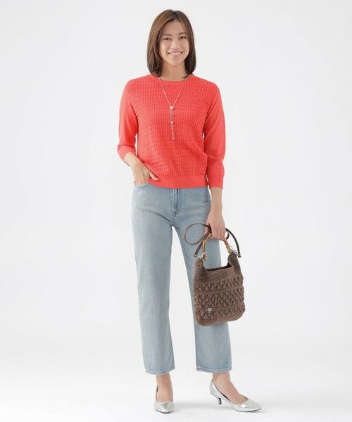 TRANS WORK / トランスワーク ニット・セーター | 【ウォッシャブル】グランドパターンニット | 詳細3